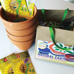 earth day paint and plant activity